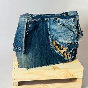 Stylish Blue Denim Shoulder Bag